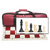 Tournament Chess Set with Burgundy Bag