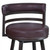 Armen Living Madrid Swivel Bar Stool