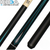 Koda KD47BL Onyx & Blue Chrome Wrapless Pool Cue