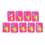 Hot Pink Texas Mahjong Tiles