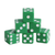 C.H.H. 16mm Green Dice Set