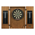 American Heritage Alta Dartboard Cabinet in Brushed Walnut