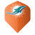 NFL Dolphins Flight Set Orange