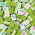 American Mahjong 4 Layer Green Acrylic Tiles