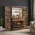 Imperial Aria Wine and Bar Cabinet in Umber