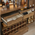 Imperial Aria Wine and Bar Cabinet in Umber