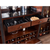 Imperial Ashton Wine and Bar Cabinet in Nut Brown