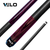 VELO Burgundy Pool Cue w/ 12.5mm Carbon Fiber Shaft