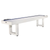 American Heritage Lanai Outdoor Shuffleboard Table in Pearl White