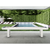American Heritage Lanai Outdoor Shuffleboard Table in Pearl White