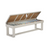 American Heritage Lanai Outdoor Storage Bench in Oyster Grey