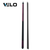 VELO Burgundy Pool Cue w/ 12.2mm Carbon Fiber Shaft