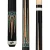 Dufferin Black & Green Malachite Cue with Black Linen Wrap (D-SE49)