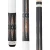 Players G4150 Matte Black & White Wrapless Pool Cue | 2-Piece Hard Rock Maple