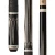 Pure X Black with Silver Crush Cue with MZ Grip (HXT104)