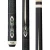 Pure X Matte Black & Malachite/White Cue with Black & Green Linen Wrap (HXT106)