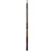 Lucasi Custom LZC55 Pool Cue | Matte Black with Snakewood & Zebrawood Inlays