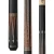 Lucasi Custom LZC55 Pool Cue | Matte Black with Snakewood & Zebrawood Inlays