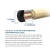 Lucasi Custom LZC55 Pool Cue | Matte Black with Snakewood & Zebrawood Inlays