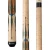 Lucasi Lux Matte Natural Birdseye Maple & Blue/White Diamond Cue with Zebrawood Handle (LUX64)