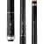 Lucasi Blk with White Recon, Silver Crush, Mother of Pearl Inlays, Leather Wrap, Slim 10pc Spliced Shaft Upgrade (LUX76B)