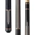 Lucasi Custom LCAD02 Art Deco Pool Cue | Rose Gold & Silver Inlays | Leather Wrap