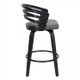 Armen Living Jayden Swivel Bar Stool