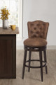 Hillsdale Edenwood Chestnut Swivel Bar Stool