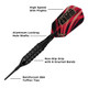 Great Lakes Dart Viper Super Bee Black Soft Tip Darts 16g