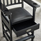 Premium Black Spectator Chair