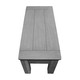 Imperial 36" Bench - Silver Mist