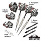 Great Lakes Dart Viper Sinister Steel Tip Darts 24g