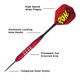 Great Lakes Dart Viper Comix Red Steel Tip Darts 22g