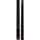 BCL17 Black & Pink Abalone Pool Cue with RK Bull Carbon Shaft