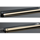 Koda KD47GY Onyx & Grey Chrome Wrapless Pool Cue