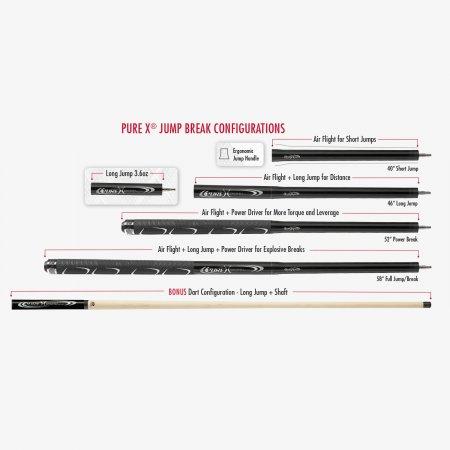 Pure X Pink HXT-P3 Jump Break Cue