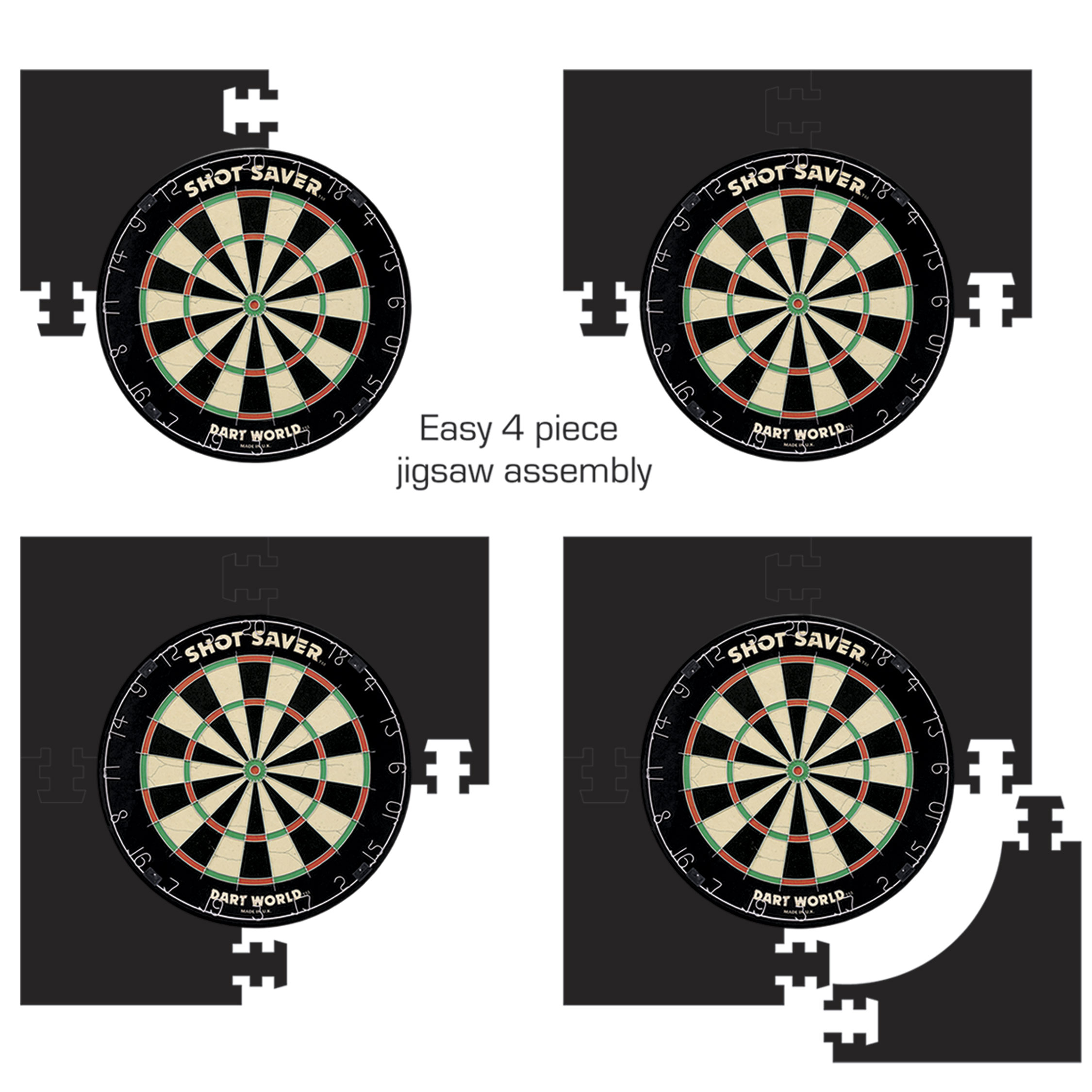 Dart World Shoot the Bull Wall Protector