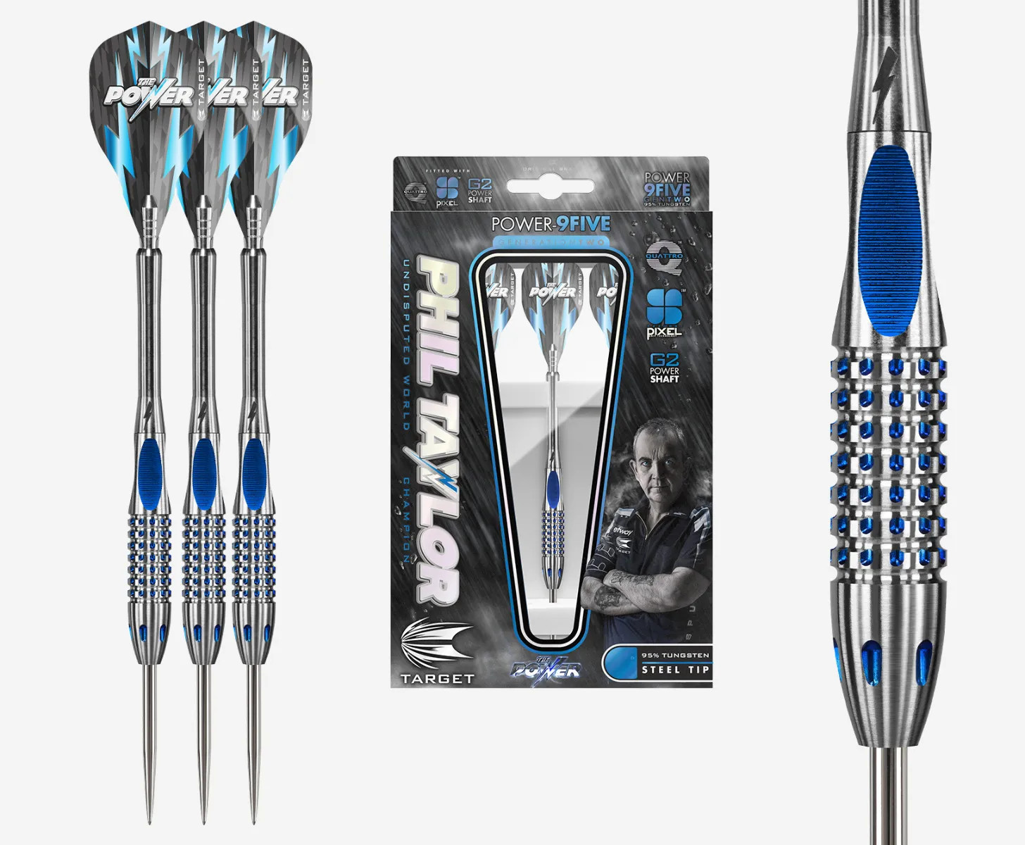 POWER 9FIVE G2 22G STEELTIP DARTS