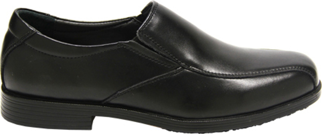 mens black slip resistant dress shoes