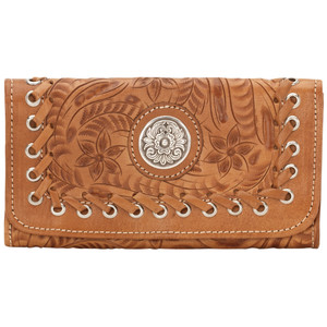 American West Harvest Moon Ladies' Tri-Fold Wallet 6315282
