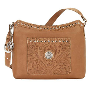 American West 6315181 Harvest Moon Zip Top Shoulder Bag American West 6315181 Harvest Moon Zip Top Shoulder Bag