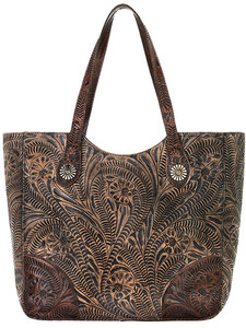 American West 6683965 Annies Secret Collection Large Zip Top Tote with Secret Compartment American West 6683965 Annies Secret Collection Large Zip Top Tote with Secret Compartment