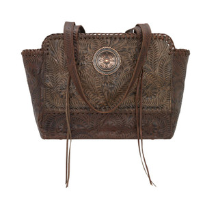 American West 8783564C Annies Secret Collection Zip Top Tote with Secret Compartment American West 8783564C Annies Secret Collection Zip Top Tote with Secret Compartment
