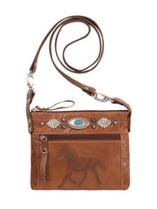 American West 9365884 Trail Rider Hip & Crossbody Bag, Antique Brown & Chestnut Brown American West 9365884 Trail Rider Hip & Crossbody Bag, Antique Brown & Chestnut Brown