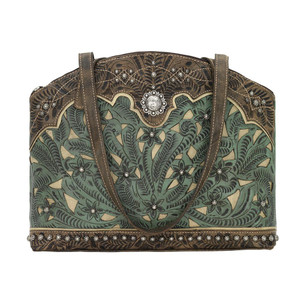 American West 5578365C Annies Secret Zip Top Half Moon Tote with Secret Compartment American West 5578365C Annies Secret Zip Top Half Moon Tote with Secret Compartment