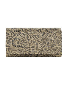 American West 6652282 Ladies Tri-Fold Wallets, Sand American West 6652282 Ladies Tri-Fold Wallets, Sand