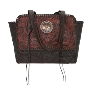 American West 8770564C Annies Secret Collection Zip Top Tote with Secret Compartment American West 8770564C Annies Secret Collection Zip Top Tote with Secret Compartment