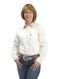 Roper 0610 Ladies Ecru Body/Khaki Collar - 6Oz Twill 06-050-0610-0169 EC Roper 0610 Ladies Ecru Body/Khaki Collar - 6Oz Twill 06-050-0610-0169 EC