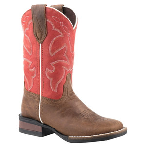 Roper  Kids Boys Monterey Square Toe   Boots   Mid Calf 09-018-0911-2940 TA Roper  Kids Boys Monterey Square Toe   Boots   Mid Calf 09-018-0911-2940 TA