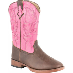 Roper  Kids Girls Texsis Square Toe    Boots   Mid Calf 09-018-1900-1702 PI Roper  Kids Girls Texsis Square Toe    Boots   Mid Calf 09-018-1900-1702 PI